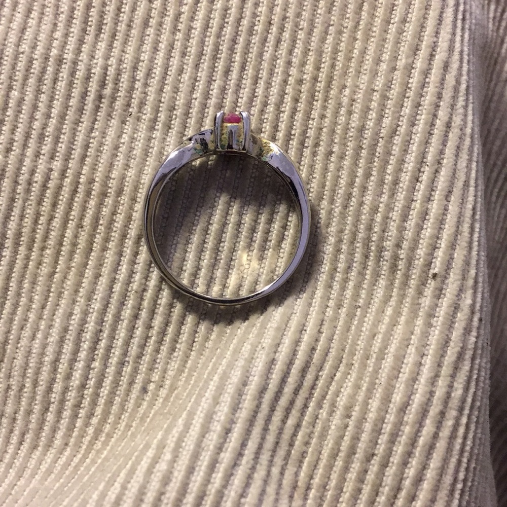 Ruby And Sterling Ring - image 4